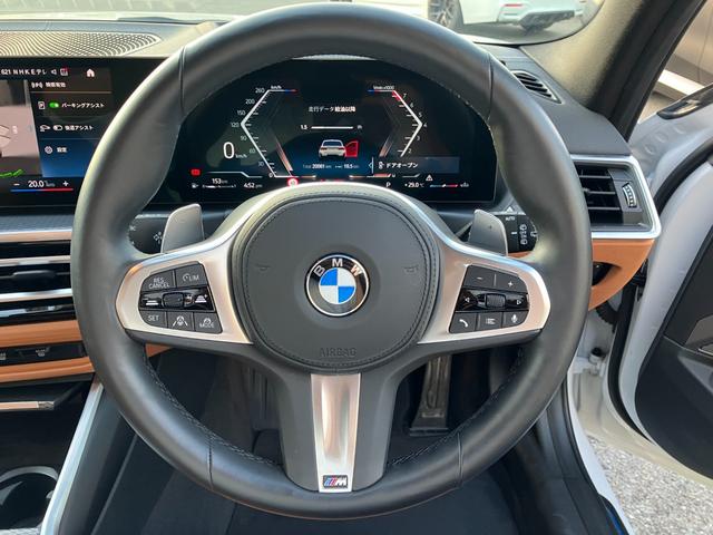 ３シリーズ Ｍ３４０ｉ　ｘＤｒｉｖｅツーリング　【正規認定中古車】【全国正規ディーラー保証付／２年・走行距離無制限】１９ＡＷ　茶革スポーツシート　シートヒーター　ハーマンカードン　トップビュー　全方囲ＰＤＣ　純正前方ドラレコ　ＡＣＣ　パドルシフト（19枚目）