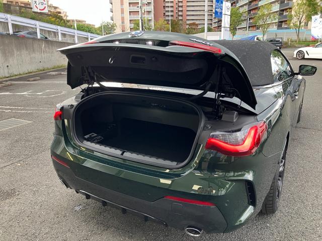 ４シリーズ ４２０ｉカブリオレ　Ｍスポーツ　【正規認定中古車】【全国正規ディーラー保証付／２年・走行距離無制限】弊社下取り車　１オーナー　ホワイトレザースポーツシート　ハーマンカードン　全方位ＰＤＣ　トップビュー　シートヒーター（56枚目）