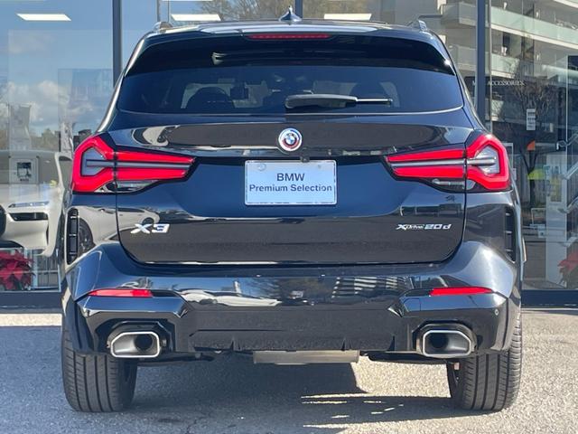 X3 xDrive 20d Mスポーツ 【正規認定中古車】【全国正規ディーラー保証付/2年・走行距離無制限】パノラマサンルーフ harman/kardon ブラックレザースポーツシート シートヒーター トップビューカメラ 全方位PDC(10枚目)