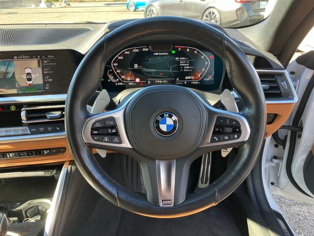 ４シリーズ Ｍ４４０ｉ　ｘＤｒｉｖｅカブリオレ　【正規認定中古車】【全国正規ディーラー保証付／２年・走行距離無制限】　１９ＡＷ　ｈａｒｍａｎ／ｋａｒｄｏｎ　レーザーライト　ヘッドアップ・ディスプレイ　アダプティブＭサスペンション　トップビューカメラ（4枚目）