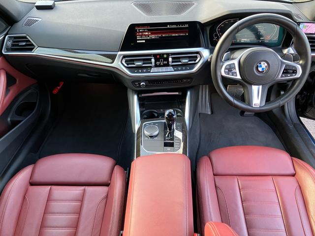 ４シリーズ ４２０ｉクーペ　Ｍスポーツ　【正規認定中古車】【全国正規ディーラー保証付／２年・走行距離無制限】　１９ＡＷ　Ｍスポーツ・ブレーキ　アダプティブ・Ｍサスペンション　赤革電動スポーツシート　オットマン付き　シートヒーター（3枚目）