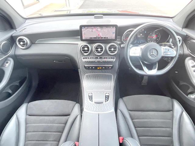 ＧＬＣ ＧＬＣ２２０ｄ　４マチック　クーペ　ＡＭＧライン　ガラススライディングルーフ　レーダーセーフティＰＫＧ　純正ナビＴＶ　全周囲カメラ　ディストロニックプラス　ハーフレザーシート　パワーシート　シートヒーター　キーレスゴー　純正１９インチアルミホイール（2枚目）