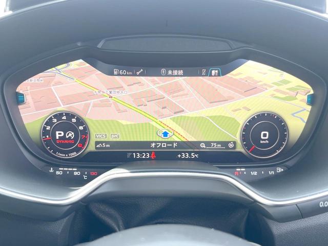 ＴＴクーペ ２．０ＴＦＳＩ　Ｓラインパッケージ　バーチャルコックピット　純正ナビ　ハーフレザーシート　純正１８インチアルミホイール　ＬＥＤヘッドランプ　Ｓラインスポーツサスペンション　「Ｓ　ｌｉｎｅ」エンブレム　ステンレス製ペダル　ＥＴＣ　禁煙車（4枚目）