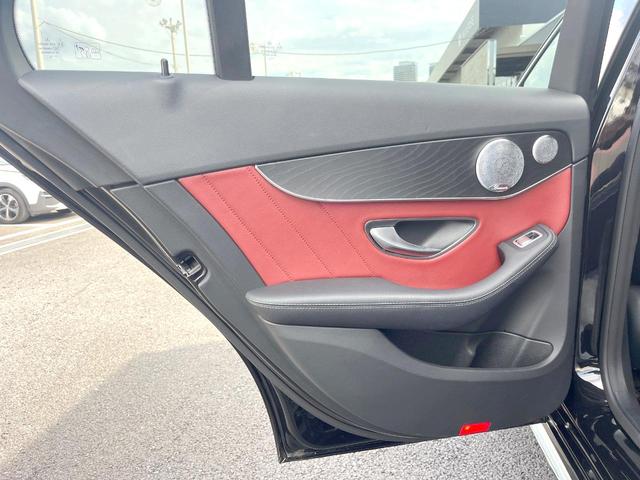 Ｃクラス Ｃ２００アバンギャルド　ＡＭＧライン　１オーナー　レザーエクスクルーシブＰＫＧ　レーダーセーフティＰＫＧ　赤革シート　Ａｐｐｌｅｃａｒｐｌａｙ　純正ナビＴＶ　バックカメラ　Ｂｕｒｍｅｓｔｅｒ　ＨＵＤ　純正１８インチＡＷ　ＥＴＣ　禁煙車（57枚目）