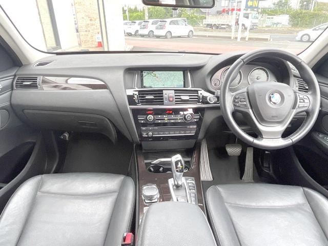 Ｘ３ ｘＤｒｉｖｅ　２０ｄ　Ｘライン　革スポーツシートセット　純正ナビＴＶ　３６０度カメラ　シートヒーター　パワーシート　クルーズコントロール　ＨＩＤヘッド　ヘッドランプウォッシャー　パワーバックドア　純正１８インチＡＷ　ＥＴＣ　禁煙車（2枚目）