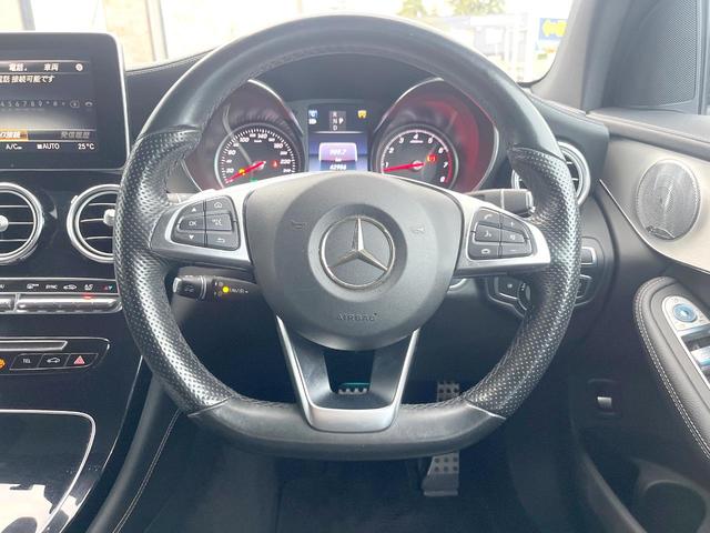 ＧＬＣ ＧＬＣ２５０　４マチックスポーツ（本革仕様）　本革仕様　パノラミックスライディングルーフ　Ｂｕｒｍｅｓｔｅｒサウンド　黒革シート　純正ナビＴＶ　全周囲カメラ　レーダーセーフティＰＫＧ　シートヒーター　パワーシート　純正１９インチＡＷ　ＥＴＣ　禁煙（12枚目）
