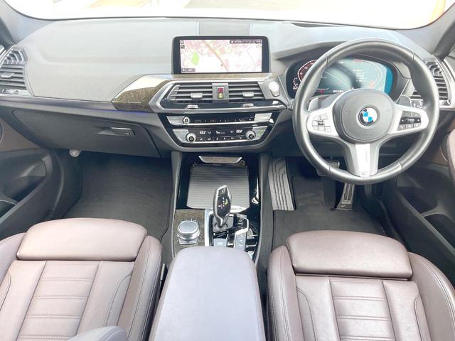 Ｘ３ ｘＤｒｉｖｅ　２０ｄ　Ｍスポーツハイラインパッケージ　ハイラインＰＫＧ　オプション２０インチＡＷ　リアシートバックレストアジャストメント　純正ナビＴＶ　全周囲カメラ　アクティブクルコン　茶革シート　全席シートヒーター　ＬＥＤヘッドライト　ＥＴＣ　禁煙車（2枚目）