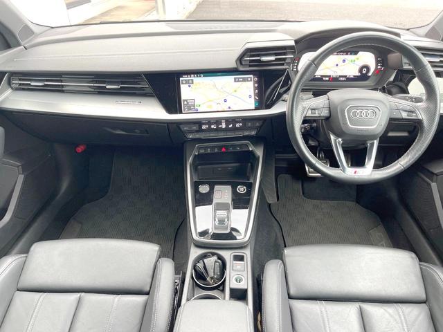 A3 スポーツバック40TFSIクワトロ Sライン 1オーナー コンビニエンス/アシスタンスPKG SラインプラスPKG ナビPKG 黒革 純正ナビTV バックカメラ バーチャルコックピット アダプティブクルコン LEDヘッドランプ ETC 禁煙(2枚目)