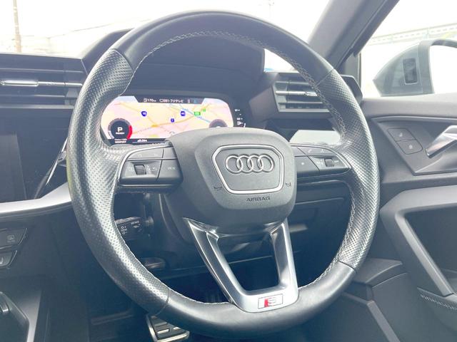 A3 スポーツバック40TFSIクワトロ Sライン 1オーナー コンビニエンス/アシスタンスPKG SラインプラスPKG ナビPKG 黒革 純正ナビTV バックカメラ バーチャルコックピット アダプティブクルコン LEDヘッドランプ ETC 禁煙(12枚目)