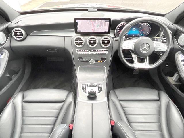 Cクラス C43 4マチック パノラミックスライディングルーフ 黒革シート 純正ナビTV バックカメラ レーダーセーフティPKG Burmester パワーシート シートヒーター 純正19インチAW キーレスゴー ETC 禁煙車(2枚目)