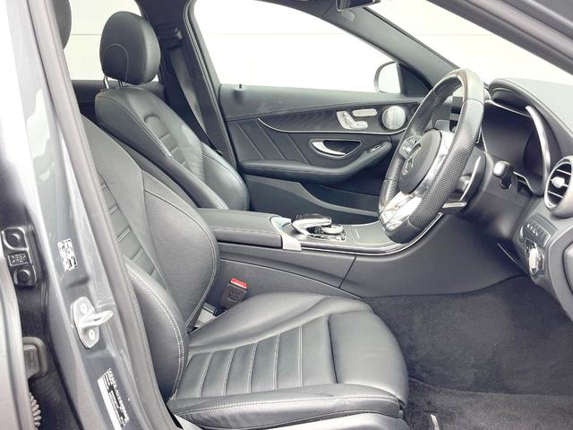 Cクラス C43 4マチック パノラミックスライディングルーフ 黒革シート 純正ナビTV バックカメラ レーダーセーフティPKG Burmester パワーシート シートヒーター 純正19インチAW キーレスゴー ETC 禁煙車(9枚目)