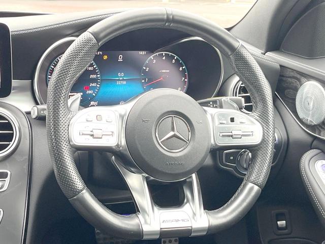 Cクラス C43 4マチック パノラミックスライディングルーフ 黒革シート 純正ナビTV バックカメラ レーダーセーフティPKG Burmester パワーシート シートヒーター 純正19インチAW キーレスゴー ETC 禁煙車(12枚目)