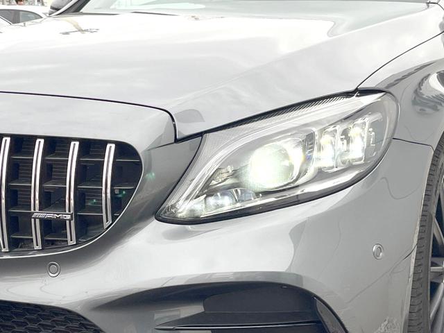 Cクラス C43 4マチック パノラミックスライディングルーフ 黒革シート 純正ナビTV バックカメラ レーダーセーフティPKG Burmester パワーシート シートヒーター 純正19インチAW キーレスゴー ETC 禁煙車(13枚目)