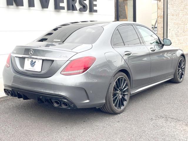 Cクラス C43 4マチック パノラミックスライディングルーフ 黒革シート 純正ナビTV バックカメラ レーダーセーフティPKG Burmester パワーシート シートヒーター 純正19インチAW キーレスゴー ETC 禁煙車(18枚目)