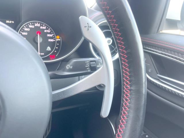 ジュリア クアドリフォリオ 510PS harmankardonサウンド APPLECARPLAY リアビューカメラ パワーシート シートヒーター アダプティブクルコン HIDヘッドライト 純正19インチアルミ ETC 禁煙(34枚目)