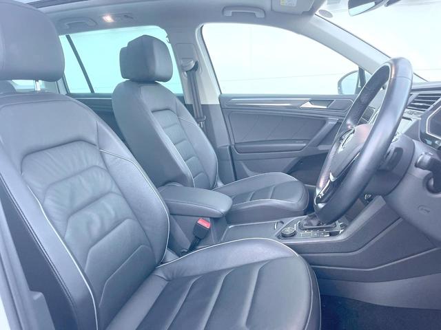 ティグアン ＴＤＩ　４モーション　ハイライン　サンルーフ　ＤＣＣパッケージ　レザーシートＰＫＧ　ＡＰＰＬＥＣＡＲＰＬＡＹ　純正ナビＴＶ　３６０度カメラ　スマートエントリー　シートヒーター　アダプティブクルコン　ブラインドスポットアシスト　禁煙車（9枚目）