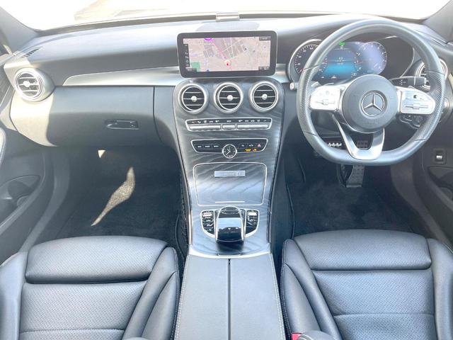 Cクラス C200ローレウスエディションスポーツプラスパック 特別仕様車 レーダーセーフティPKG HUD 革シート 純正ナビTV リアビューカメラ キーレスゴー シートヒーター パワーシート LEDヘッドライト ハイビームアシスト 純正18インチアルミ 禁煙(2枚目)