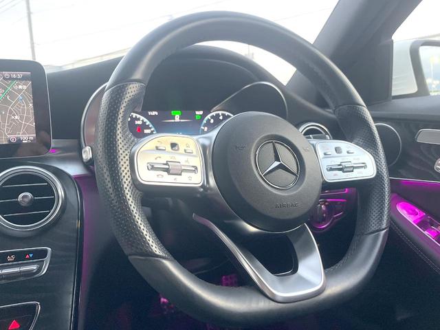Cクラス C200ローレウスエディションスポーツプラスパック 特別仕様車 レーダーセーフティPKG HUD 革シート 純正ナビTV リアビューカメラ キーレスゴー シートヒーター パワーシート LEDヘッドライト ハイビームアシスト 純正18インチアルミ 禁煙(11枚目)