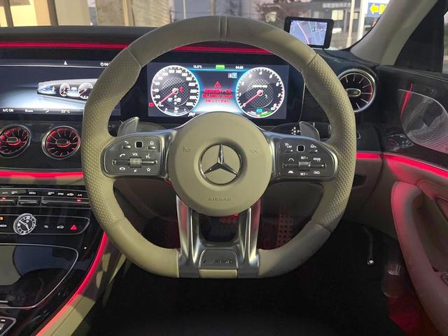 ＣＬＳクラス ＣＬＳ５３　４マチック＋　ガラススライディングルーフ　純正ナビＴＶ　Ｂｕｒｍｅｓｔｅｒ　レーダーセーフティＰＫＧ　白革シート　パワーシート　全席シートヒーター　ベンチレーター　純正２０インチＡＷ　ＬＥＤヘッド　ＥＴＣ　禁煙車（12枚目）