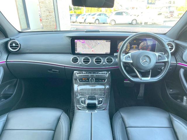 Eクラスステーションワゴン E220d ステーションワゴンアバンギャルドスポーツ レザーPKG エアバランスPKG 全席シートヒーター Burmesterサウンド レーダーセーフティPKG 純正ナビTV 360度カメラ LEDヘッドランプ 電動リア 純正19インチアルミ ETC(2枚目)