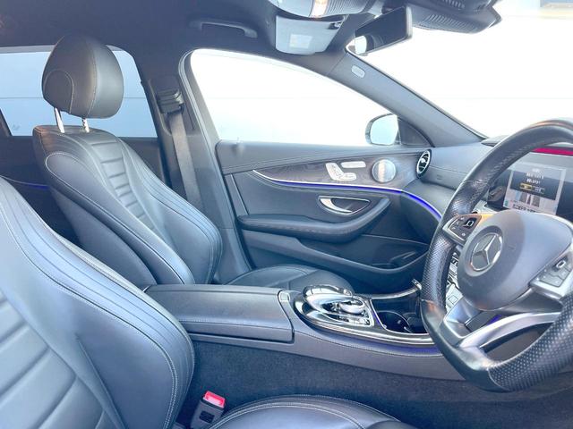 Eクラスステーションワゴン E220d ステーションワゴンアバンギャルドスポーツ レザーPKG エアバランスPKG 全席シートヒーター Burmesterサウンド レーダーセーフティPKG 純正ナビTV 360度カメラ LEDヘッドランプ 電動リア 純正19インチアルミ ETC(8枚目)