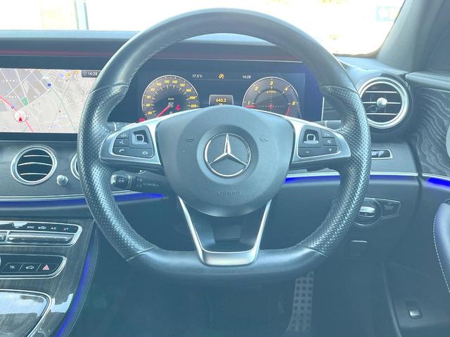 Eクラスステーションワゴン E220d ステーションワゴンアバンギャルドスポーツ レザーPKG エアバランスPKG 全席シートヒーター Burmesterサウンド レーダーセーフティPKG 純正ナビTV 360度カメラ LEDヘッドランプ 電動リア 純正19インチアルミ ETC(11枚目)