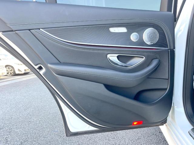 Eクラスステーションワゴン E220d ステーションワゴンアバンギャルドスポーツ レザーPKG エアバランスPKG 全席シートヒーター Burmesterサウンド レーダーセーフティPKG 純正ナビTV 360度カメラ LEDヘッドランプ 電動リア 純正19インチアルミ ETC(50枚目)