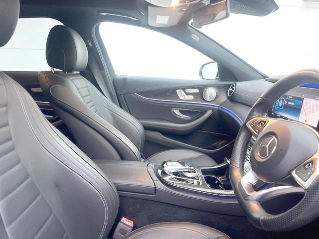 Eクラス E220d アバンギャルド スポーツ レザーエクスクルーシブPKG サンルーフ 黒革 Burmesterサウンド HUD 全席シートヒーター 電動リア レーダーセーフティPKG 純正ナビTV 360度カメラ LEDヘッドランプ ETC(8枚目)
