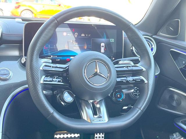 Ｃクラスステーションワゴン Ｃ４３　４マチック　１オーナー　パノラミックスライディングルーフ　黒革シート　純正ナビＴＶ　ＡｐｐｌｅＣａｒＰｌａｙ　全周囲カメラ　Ｂｕｒｍｅｓｔｅｒサラウンド　シートヒーター　シートベンチレーター　ＥＴＣ　禁煙車（12枚目）