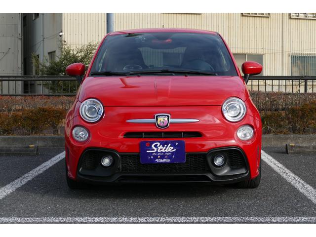 アバルト５９５ ベースグレード　左Ｈ　５ＭＴ　赤（2枚目）