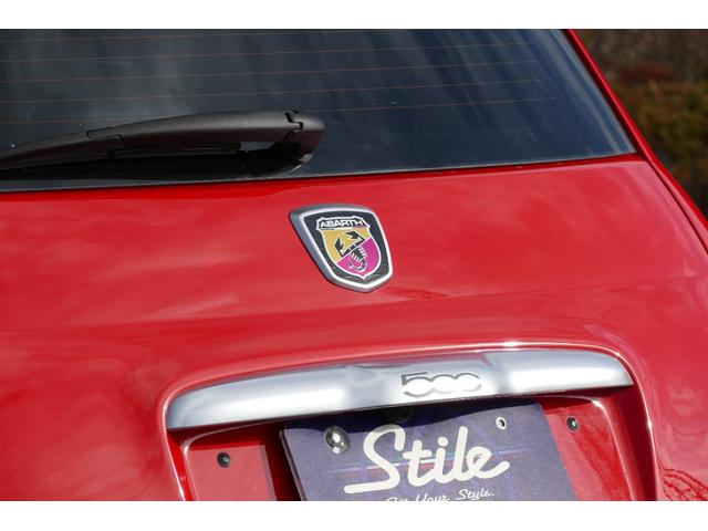 アバルト５９５ ベースグレード　左Ｈ　５ＭＴ　赤（16枚目）