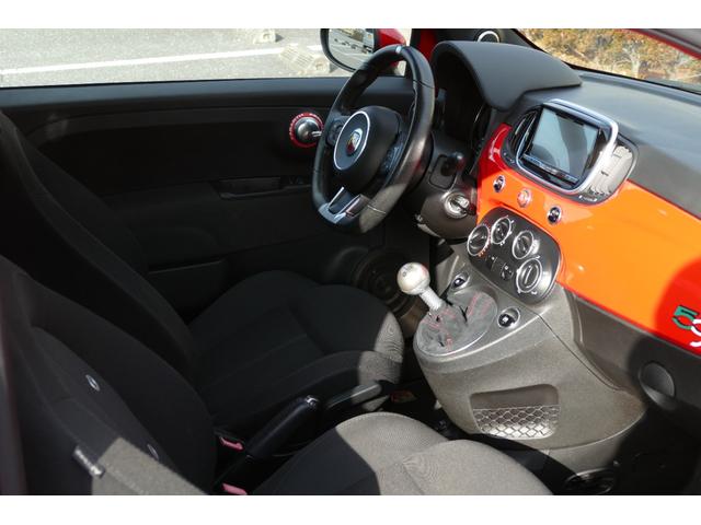 アバルト５９５ ベースグレード　左Ｈ　５ＭＴ　赤（20枚目）