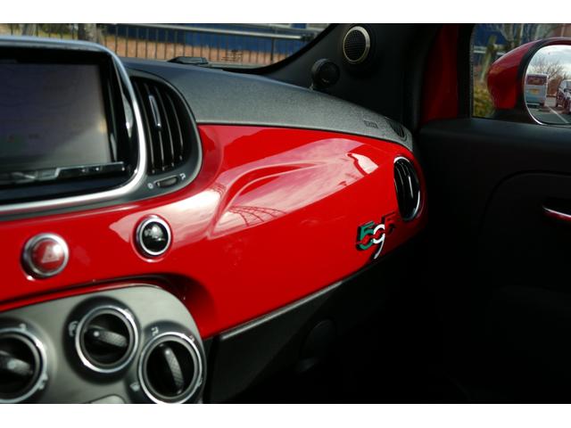 アバルト５９５ ベースグレード　左Ｈ　５ＭＴ　赤（26枚目）