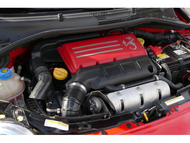 アバルト５９５ ベースグレード　左Ｈ　５ＭＴ　赤（35枚目）