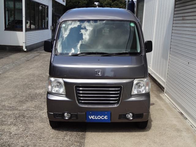 バモスホビオプロ プロ　４ＷＤ　５ＭＴ　２オーナー　禁煙車　５ＭＴ　ＡＣ　ＰＷ　キーレスエントリー　レザーステアリング　ＣＤ／ＵＳＢチューナー　ＥＴＣ　フォグランプ　リアヒーター　ドアバイザー　ＨＩＤ　５面フィルム（3枚目）