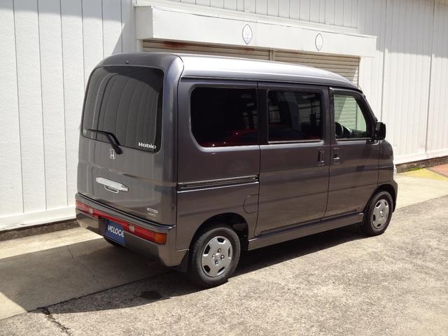 バモスホビオプロ プロ　４ＷＤ　５ＭＴ　２オーナー　禁煙車　５ＭＴ　ＡＣ　ＰＷ　キーレスエントリー　レザーステアリング　ＣＤ／ＵＳＢチューナー　ＥＴＣ　フォグランプ　リアヒーター　ドアバイザー　ＨＩＤ　５面フィルム（9枚目）