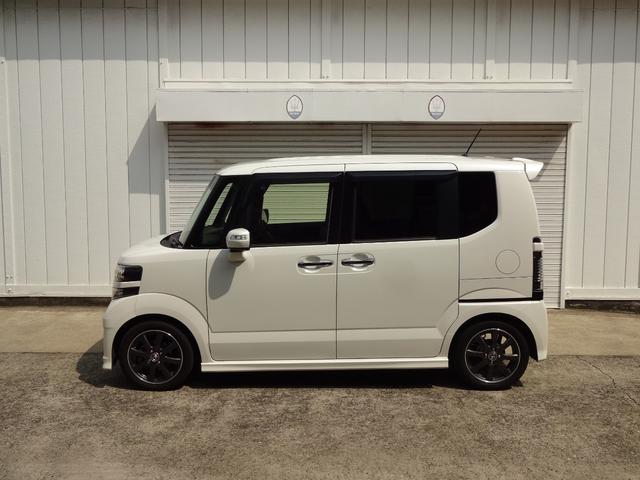 Ｎ－ＢＯＸ モデューロＸ　Ｇ・ターボパッケージ　１オーナー　禁煙車　フルセグナビ＋リアカメラ　純正１５ＡＷ　ＥＴＣ　両側Ｐスライドドア　ＨＩＤ　オートライト　クルコン　スマートキー２個　バックテーブル２個　サイドガラスシェード左右　パドルシフト（14枚目）
