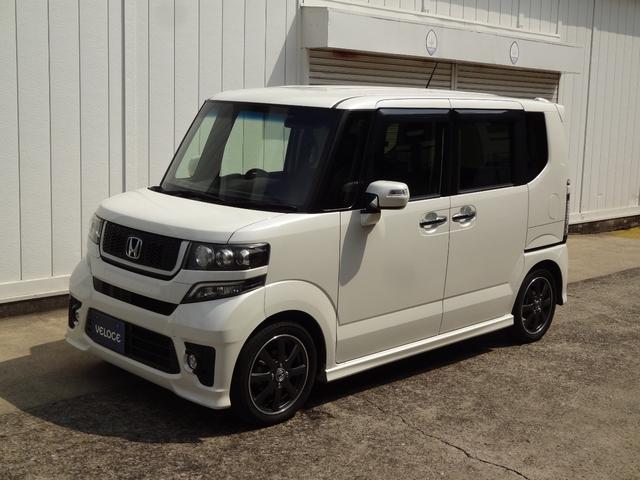 Ｎ－ＢＯＸ モデューロＸ　Ｇ・ターボパッケージ　１オーナー　禁煙車　フルセグナビ＋リアカメラ　純正１５ＡＷ　ＥＴＣ　両側Ｐスライドドア　ＨＩＤ　オートライト　クルコン　スマートキー２個　バックテーブル２個　サイドガラスシェード左右　パドルシフト（16枚目）