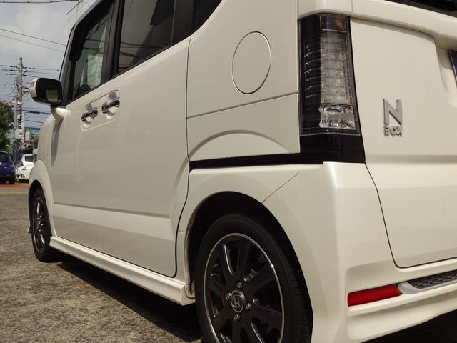Ｎ－ＢＯＸ モデューロＸ　Ｇ・ターボパッケージ　１オーナー　禁煙車　フルセグナビ＋リアカメラ　純正１５ＡＷ　ＥＴＣ　両側Ｐスライドドア　ＨＩＤ　オートライト　クルコン　スマートキー２個　バックテーブル２個　サイドガラスシェード左右　パドルシフト（27枚目）