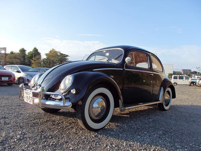 ビートル オーバル 空冷VW 1957年式 TYPE-1 OVAL 純正ステアリング 純正ホイール&キャップ  ファイヤストーンホワイトリボン 純正ボディモール  純正バンパー  純正リアクオーターポップアップウインドウ(2枚目)