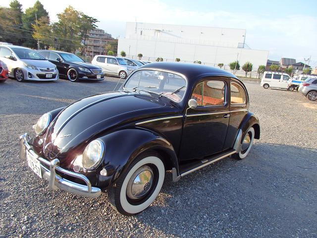 ビートル オーバル 空冷VW 1957年式 TYPE-1 OVAL 純正ステアリング 純正ホイール&キャップ  ファイヤストーンホワイトリボン 純正ボディモール  純正バンパー  純正リアクオーターポップアップウインドウ(3枚目)