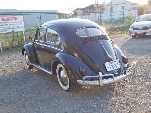 ビートル オーバル 空冷VW 1957年式 TYPE-1 OVAL 純正ステアリング 純正ホイール&キャップ  ファイヤストーンホワイトリボン 純正ボディモール  純正バンパー  純正リアクオーターポップアップウインドウ(6枚目)