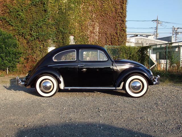 ビートル オーバル 空冷VW 1957年式 TYPE-1 OVAL 純正ステアリング 純正ホイール&キャップ  ファイヤストーンホワイトリボン 純正ボディモール  純正バンパー  純正リアクオーターポップアップウインドウ(8枚目)