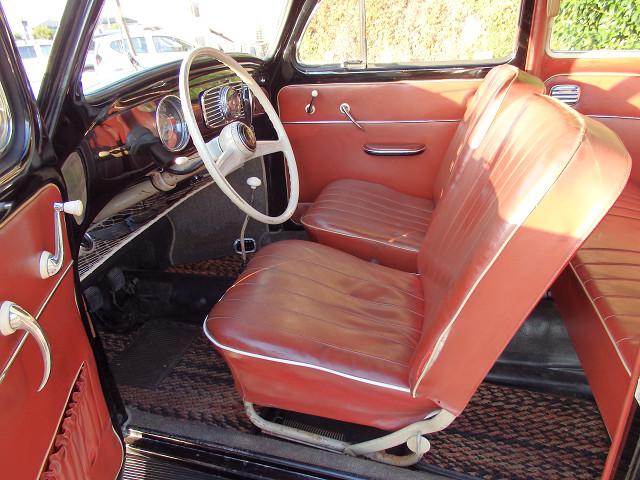 ビートル オーバル 空冷VW 1957年式 TYPE-1 OVAL 純正ステアリング 純正ホイール&キャップ  ファイヤストーンホワイトリボン 純正ボディモール  純正バンパー  純正リアクオーターポップアップウインドウ(9枚目)