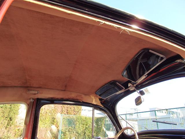 ビートル オーバル 空冷VW 1957年式 TYPE-1 OVAL 純正ステアリング 純正ホイール&キャップ  ファイヤストーンホワイトリボン 純正ボディモール  純正バンパー  純正リアクオーターポップアップウインドウ(14枚目)