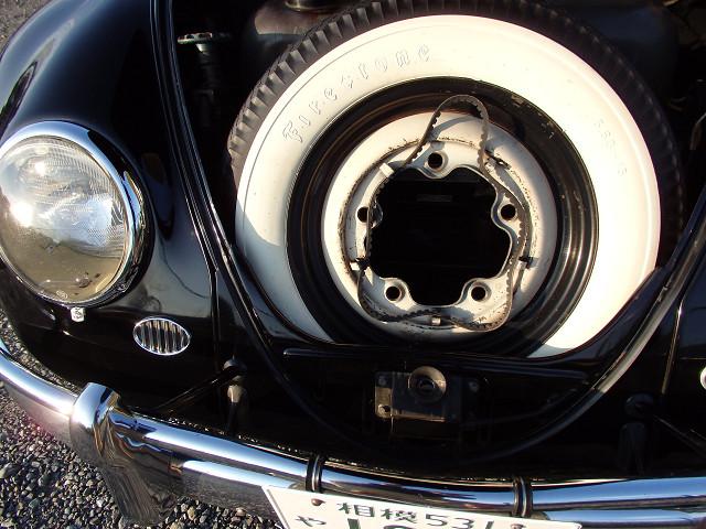 ビートル オーバル 空冷VW 1957年式 TYPE-1 OVAL 純正ステアリング 純正ホイール&キャップ  ファイヤストーンホワイトリボン 純正ボディモール  純正バンパー  純正リアクオーターポップアップウインドウ(23枚目)