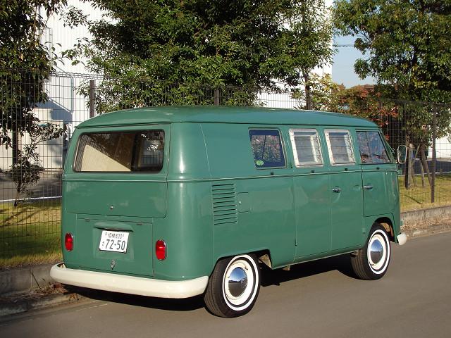 タイプII 　フロントサファリウインドウ　　サイドキャンパーウインドウ　　　ストックハイト　　純正ホイール　ホワイトリボンタイヤ（4枚目）