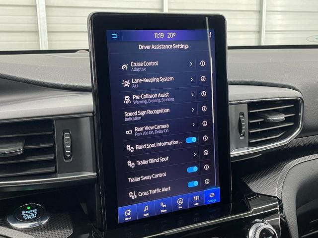 エクスプローラー ＳＴ　新並　１オナ　パノラマルーフ　４００馬力　１０速ＡＴ　ＯＰフロントマッサージシート　電動サードシート　ＳＴストリートパック　レッドキャリパー　Ｂ＆Ｏプレミアム１４スピーカー　アップルカープレイ　３６０°カメラ　シートヒーター＆クーラー　パドルシフト（11枚目）