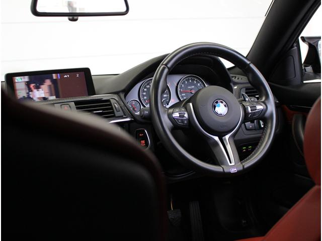 M4クーペ 正規認定中古車 1オーナー 衝突回避被害軽減ブレーキ サキールオレンジレザー バックカメラ 前後障害物センサー 純正HDDナビ ミラーETC 地デジ Bluetooth接続 社外フロントカメラ LEDヘッドライト(25枚目)