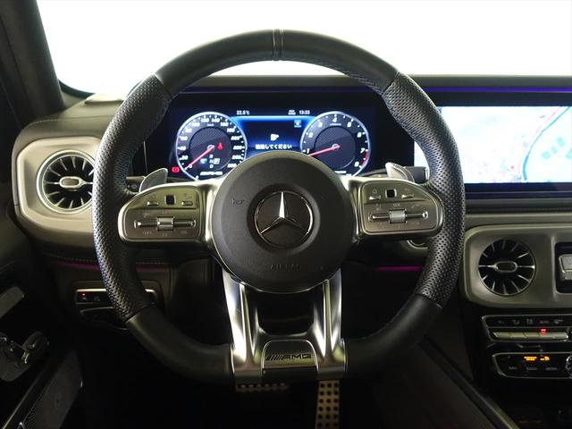 Ｇクラス Ｇ６３　Ｇ　ｍａｎｕｆａｋｔｕｒプログラムプラス・Ｇ　ｍａｎｕｆａｋｔｕｒインテリアプラスパッケージ　Ｂｌｕｅｔｏｏｔｈ接続　ＥＴＣ　ＬＥＤヘッドライト　ＴＶ　アイドリングストップ　クルーズコントロール（18枚目）